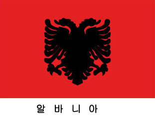 알바니아 / 세계국기 / 세계깃발 / 외국기 / 외국깃발 / 게양용알바니아국기 / 알바니아깃발 / 알바니아국기 / 알바니아기(旗) 60*90 cm 외