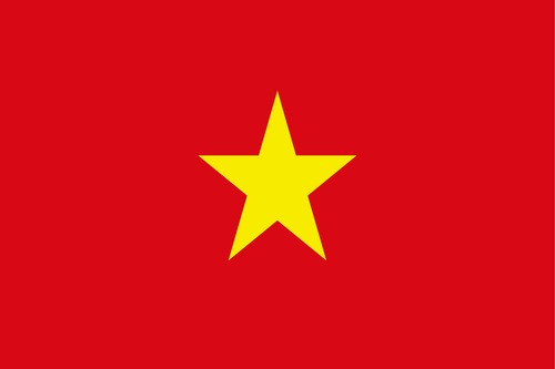 베트남 / 베트남기 90*135cm (메쉬원단) 리퍼브제품
